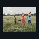 Cartes Pour Fêtes Annuelles Joyeux Noël photo personnalisée vacances<br><div class="desc">Joyeux Noël,  2 photos personnalisées,  carte postale de vacances.</div>