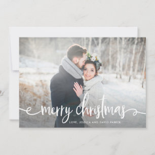 Cartes Pour Fêtes Annuelles Joyeux Noël Photo Rustique moderne