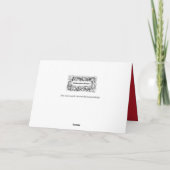 Cartes Pour Fêtes Annuelles Joyeux Noël Pin clair brillant Cône Rouge Nouvel A (Dos)