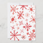 Cartes Pour Fêtes Annuelles Joyeux Noël piqué audacieux (Dos)