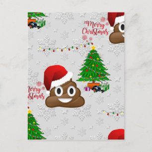 Cartes Pour Fêtes Annuelles joyeux noël poo émoji