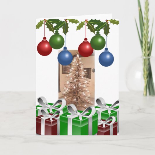 Cartes Pour Fêtes Annuelles Joyeux Noël pour un végétalien (Devant)