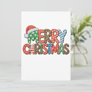 Cartes Pour Fêtes Annuelles Joyeux Noël Rétro Féminin Festif Noël Vacances