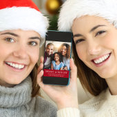 Cartes Pour Fêtes Annuelles Joyeux Noël Rouge