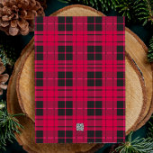 Cartes Pour Fêtes Annuelles Joyeux Noël rouge et blanc