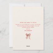 Cartes Pour Fêtes Annuelles Joyeux Noël Rouge Vert aquarelle (Dos)