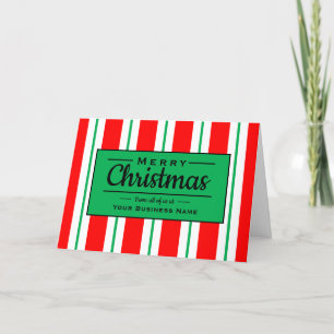 Cartes Pour Fêtes Annuelles Joyeux Noël Rouge Vert Blancs Entreprise