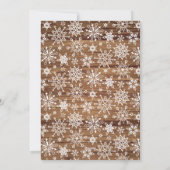 Cartes Pour Fêtes Annuelles Joyeux Noël Rustique 4 Photo Grey (Dos)