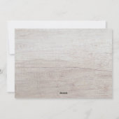 Cartes Pour Fêtes Annuelles Joyeux Noël Rustique Rose Gold Script Photo (Dos)