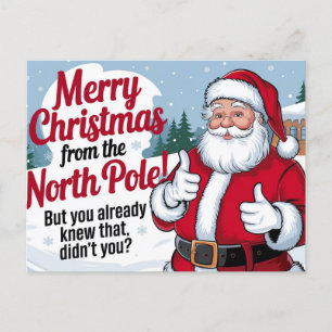 Cartes Pour Fêtes Annuelles Joyeux Noël santa claus