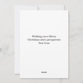 Cartes Pour Fêtes Annuelles Joyeux Noël Santa Claus Apat (Dos)