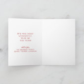 Cartes Pour Fêtes Annuelles Joyeux Noël | Santa Claus et Rudolf (Intérieur)