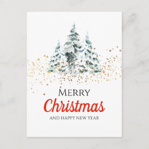 Cartes Pour Fêtes Annuelles Joyeux Noël - sapin de Noël - étoile scintillante