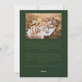 Cartes Pour Fêtes Annuelles Joyeux Noël Script vert Multi Photo (Dos)