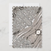 Cartes Pour Fêtes Annuelles Joyeux Noël Silver Lights Elegant LGBT Rainbow (Dos)