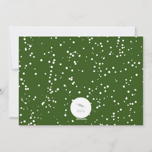 Cartes Pour Fêtes Annuelles Joyeux Noel Simple White Script Photo de Noël (Dos)