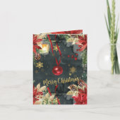 Cartes Pour Fêtes Annuelles Joyeux Noël Splendor (Devant)