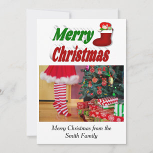 Cartes Pour Fêtes Annuelles Joyeux Noël Stocker typographie photo