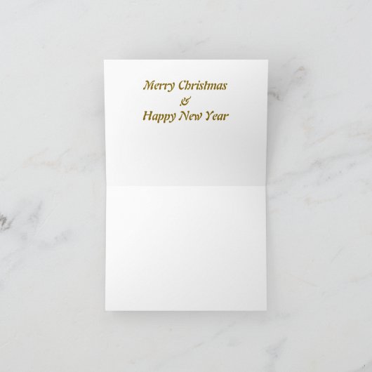 Cartes Pour Fêtes Annuelles Joyeux Noël style boho (Intérieur)