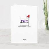 Cartes Pour Fêtes Annuelles Joyeux Noël Sud-Ouest Saguaro Cactus (Dos)