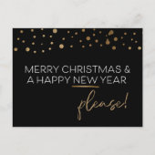 Cartes Pour Fêtes Annuelles Joyeux Noël SUIVANT Bonne année S'il vous plaît (Devant)