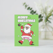 Cartes Pour Fêtes Annuelles Joyeux Noël - Super Père Noël Strut (Debout devant)