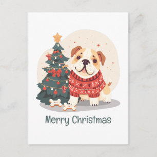 Cartes Pour Fêtes Annuelles Joyeux Noël Sweater de vacances pour Bouledogue An