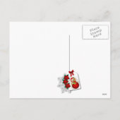 Cartes Pour Fêtes Annuelles Joyeux Noël Teddy Bear (Dos)