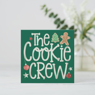 Cartes Pour Fêtes Annuelles Joyeux Noël The Cookie Crew Xmas Matching