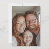 Cartes Pour Fêtes Annuelles Joyeux Noël Toile verte Conception de vacances (Dos)