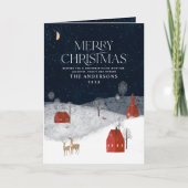 Cartes Pour Fêtes Annuelles Joyeux Noël traditionnel Russe (Devant)