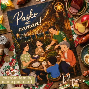 Cartes Pour Fêtes Annuelles Joyeux Noël Traditions de Fêtes Filipinos