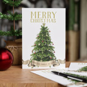 Cartes Pour Fêtes Annuelles Joyeux Noël Tree Festive