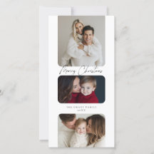 Joyeux Noël Trois Photo Vacances