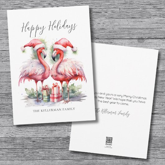 Cartes Pour Fêtes Annuelles Joyeux Noël Tropical