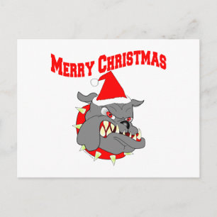 Cartes Pour Fêtes Annuelles Joyeux Noël USMC Devil Chien