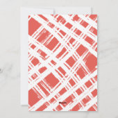 Cartes Pour Fêtes Annuelles JOYEUX NOËL vacances simple festif pétillant rouge (Dos)