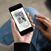 Cartes Pour Fêtes Annuelles Joyeux Noël Verdure Élégant hiver Foliage