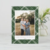 Cartes Pour Fêtes Annuelles Joyeux Noël vert (Debout devant)