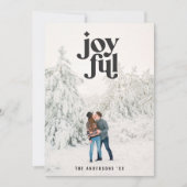 Cartes Pour Fêtes Annuelles Joyeux Noël vert moderne (Devant)