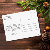 Cartes Pour Fêtes Annuelles Joyeux Noël Vert Plaid Élégant Photo Simple