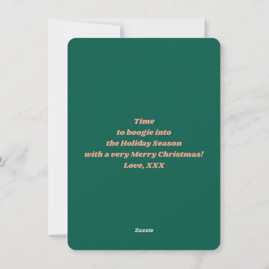 Cartes Pour Fêtes Annuelles Joyeux Noël Vibes Retro (Dos)