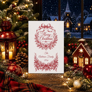 Cartes Pour Fêtes Annuelles Joyeux Noël Vintage