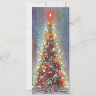 Cartes Pour Fêtes Annuelles Joyeux Noël Vintage arbre de Noël
