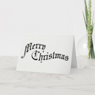 Cartes Pour Fêtes Annuelles Joyeux Noël Vintage Vieux Style Typographie