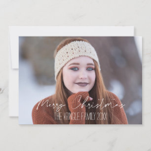 Cartes Pour Fêtes Annuelles Joyeux Noël, Votre Photo Père Noël Vintage au Dos