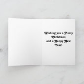 Cartes Pour Fêtes Annuelles Joyeux Noël vous ! (Intérieur)