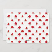 Cartes Pour Fêtes Annuelles Joyeux Noël Whimsical Santa Hat (Dos)