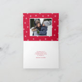 Cartes Pour Fêtes Annuelles Joyeux Noël Whimsical Script photo (Intérieur)