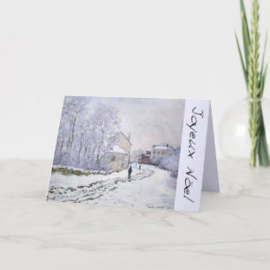 Cartes Pour Fêtes Annuelles Joyeux Noel with C Monet French Christmas Greeting
